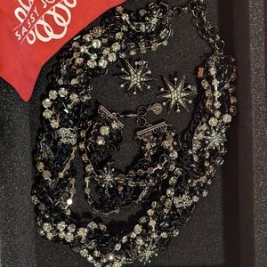 Sassy jones Miss Youniverse Black Chain Set